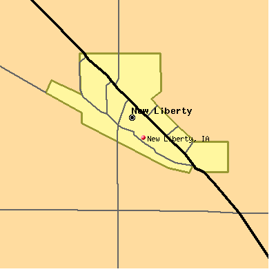 New Liberty map