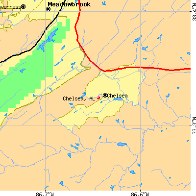 Chelsea map