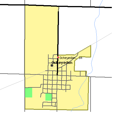 Ocheyedan map