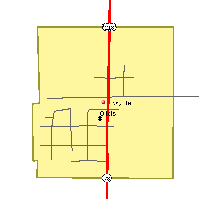 Olds map
