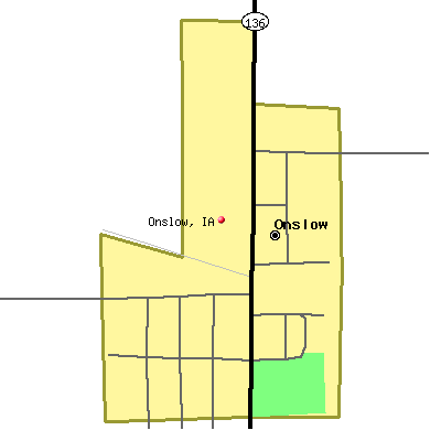 Onslow map