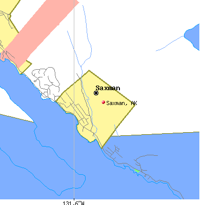 Saxman map