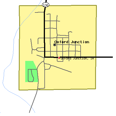 Oxford Junction map