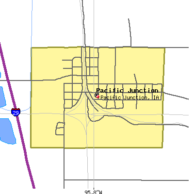 Pacific Junction map