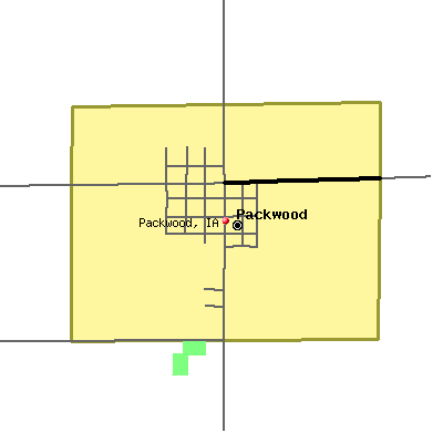 Packwood map