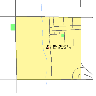 Pilot Mound map