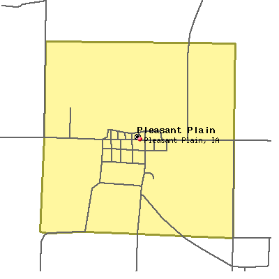 Pleasant Plain map