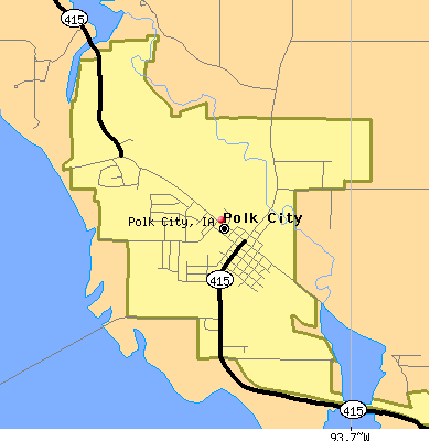 Polk City map