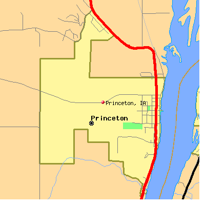 Princeton map