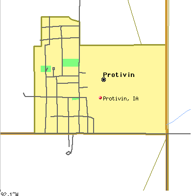 Protivin map