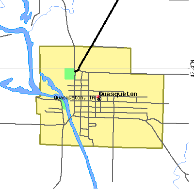 Quasqueton map