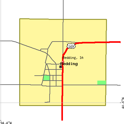 Redding map