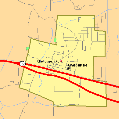 Cherokee map