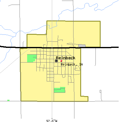 Reinbeck map
