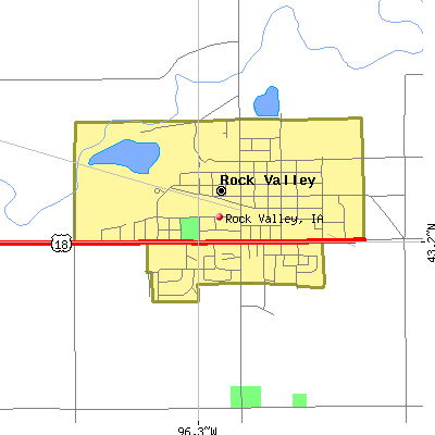 Rock Valley map