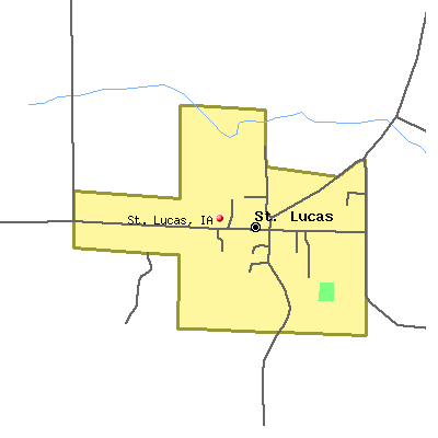 St. Lucas map