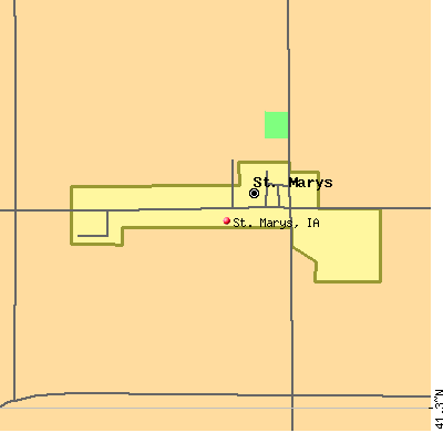 St. Marys map