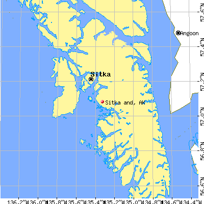 Sitka and map