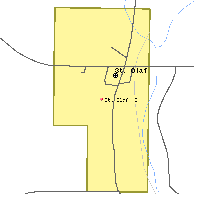 St. Olaf map