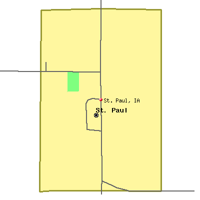 St. Paul map