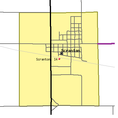 Scranton map