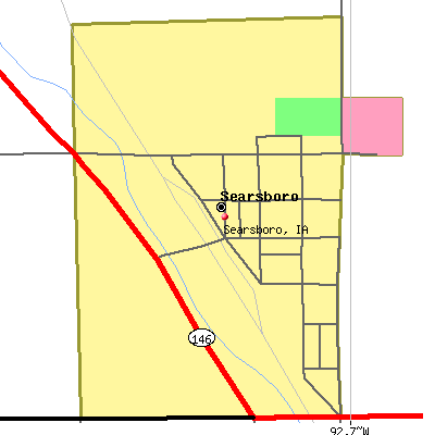 Searsboro map