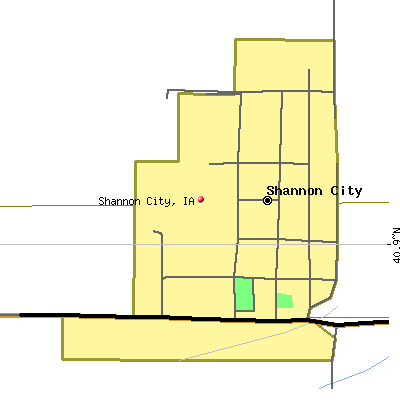 Shannon City map