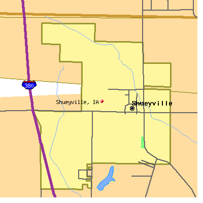 Shueyville map