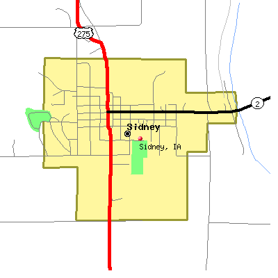 Sidney map