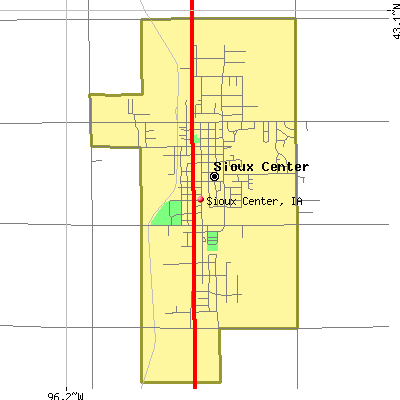 Sioux Center map