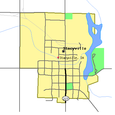 Stacyville map