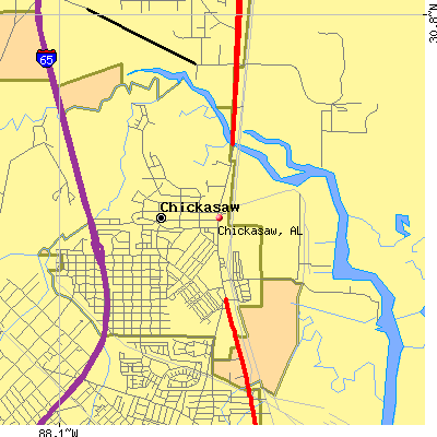 Chickasaw map