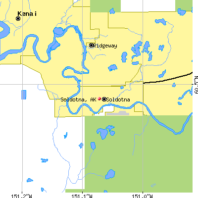 Soldotna map