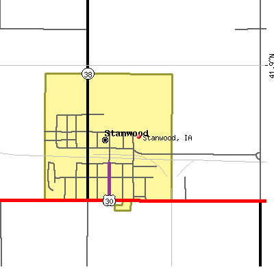 Stanwood map