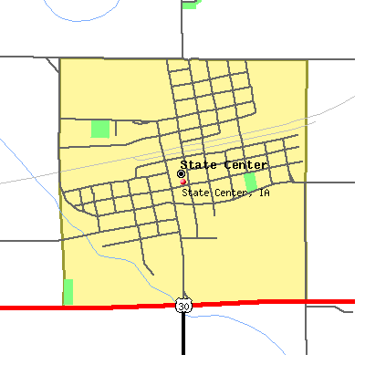 State Center map