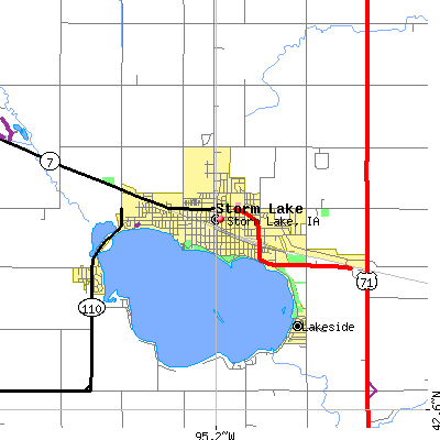 Storm Lake map