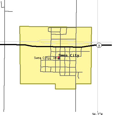 Swea City map