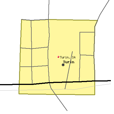Turin map