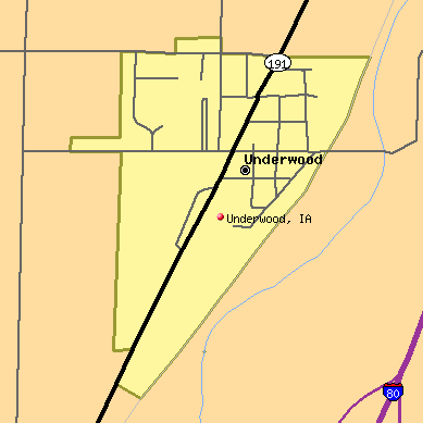 Underwood map