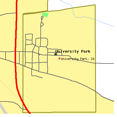 University Park map