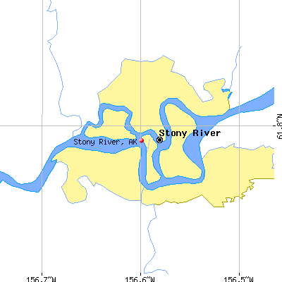 Stony River map