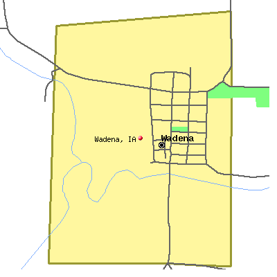 Wadena map