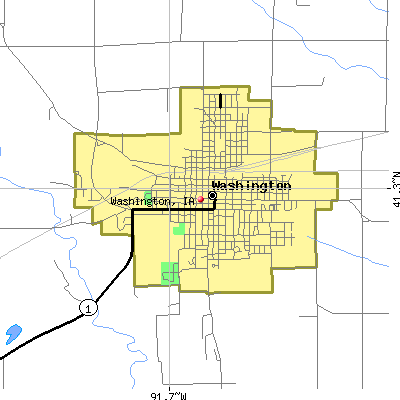 Washington map