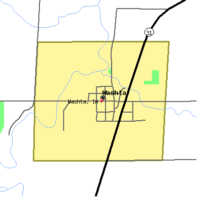 Washta map