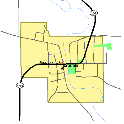 Waucoma map