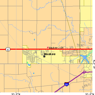 Waukee map