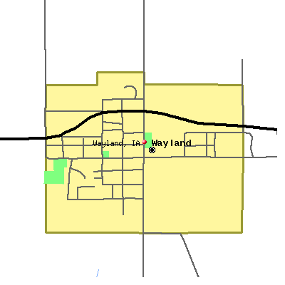 Wayland map