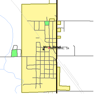 West Bend map