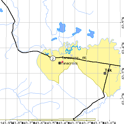 Tanacross map