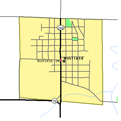 Winfield map